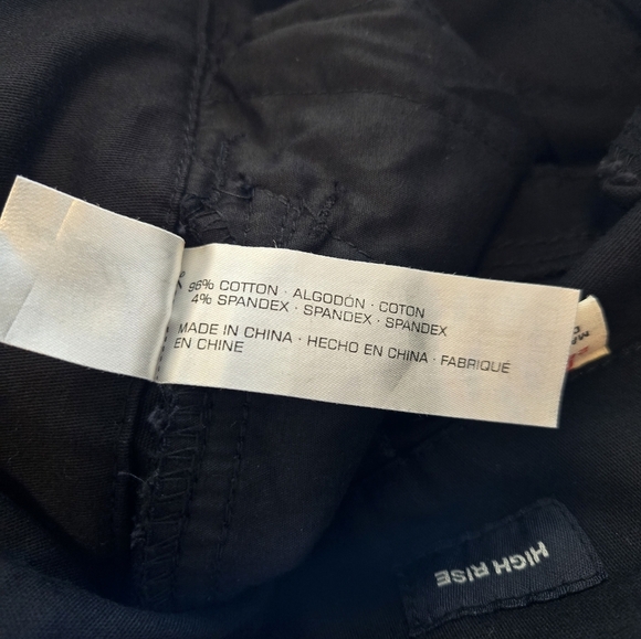 Supplies Womens Cargo Utility Pants Sz 6 Black Cotton Blend Casual Comfort - Picture 14 of 14